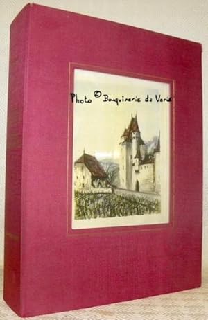 Seller image for Les routes du vin en Suisse romande. Lithographies originales en couleurs de Jean-Pierre Rmon. for sale by Bouquinerie du Varis