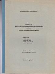 Gutachten: Verhalten von Erdölprodukten im Boden. Stand der Erkenntnisse und offene Fragen.