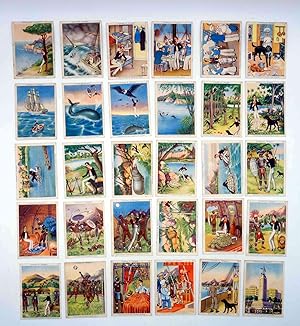 AVENTURAS DE MASAGRÁN COLECCIÓN DE 30 CROMOS. 1 A 30. COMPLETA (A. Pascual Antolí) Circa 1950