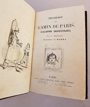 Bild des Verkufers fr Physiologie du gamin de Paris, galopin industriel zum Verkauf von La Basse Fontaine