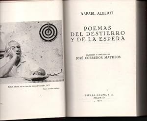 Seller image for POEMAS DEL DESTIERRO Y DE LA ESPERA. for sale by Books Never Die