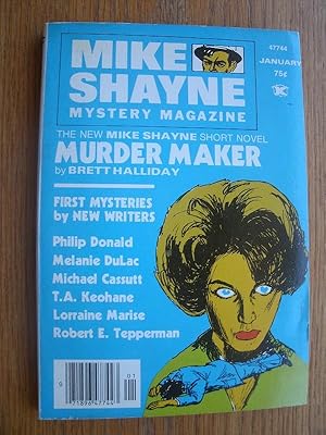 Bild des Verkufers fr Mike Shayne Mystery Magazine January 1977 Vol. 40 No. 1 zum Verkauf von Scene of the Crime, ABAC, IOBA