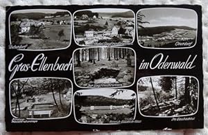 Ansichtskarte AK Gras-Ellenbach im Odenwald. 7 Motive