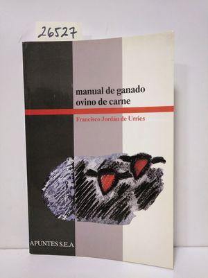 Imagen del vendedor de MANUAL DE GANADO OVINO DE CARNE a la venta por Librera Circus