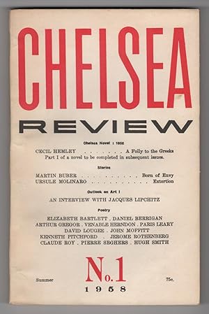 Seller image for Chelsea Review 1 (Summer 1958) for sale by Philip Smith, Bookseller