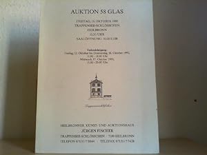 Auktion 58 Glas: Freitag, 19. Oktober 1990 Trappensee-Schlösschen Heilbronn.