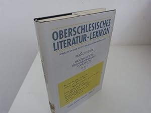 Imagen del vendedor de Oberschlesisches Literatur-Lexikon. Teil 2: I - P a la venta por Antiquariat Bookfarm