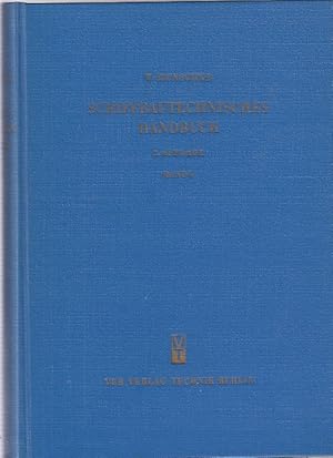 Bild des Verkufers fr Schiffbautechnisches Handbuch. Band 5. Werkstoffe, Standardisierung, Stahlschiffbau, Schweissen / Hrsg. v. Werner Henschke zum Verkauf von Licus Media