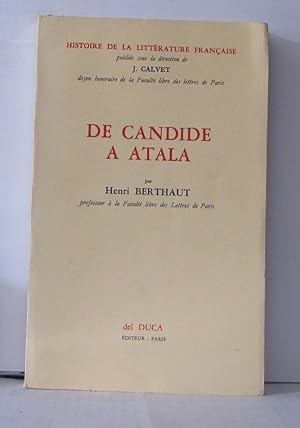 Seller image for De candide a Atala for sale by Librairie Albert-Etienne