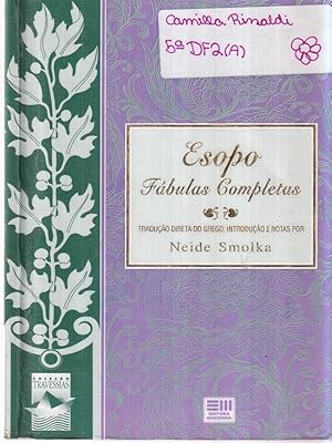Seller image for Esopo - Fabulas Completas for sale by Librodifaccia