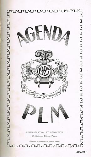 agenda plm 1927 -