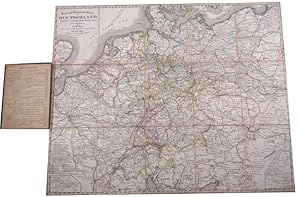 Bild des Verkufers fr Post- und Eisenbahn-Karte von Deutschland und den anliegenden Lndern. Entworfen und gezeichnet von J.C. Br. zum Verkauf von Rainer Kurz - Antiquariat in Oberaudorf