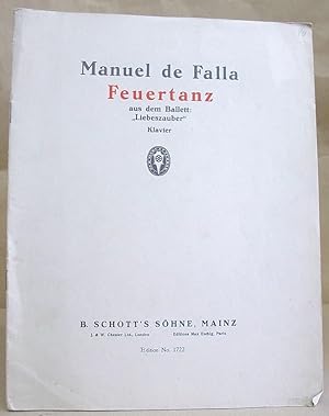 Immagine del venditore per Feuertanz [ Danza Ritual Del Fuego ] - Kompositionen Fr Klavier Zu 2 Hnden venduto da Eastleach Books