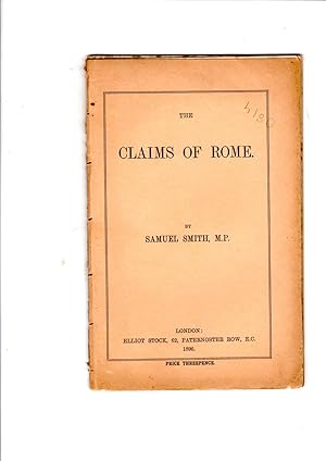 Seller image for The claims of Rome for sale by Gwyn Tudur Davies