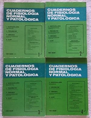 Imagen del vendedor de Cuadernos de fisiologa normal y patolgica (4 tomos) a la venta por Libros Ambig