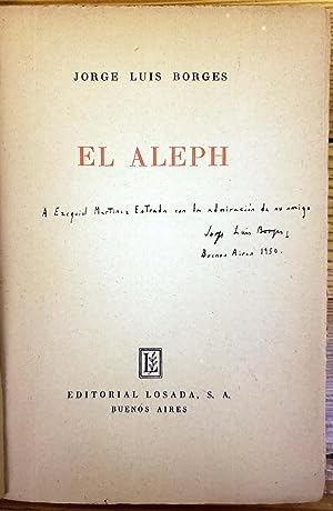 Imagen del vendedor de El Aleph a la venta por Chaco 4ever Books