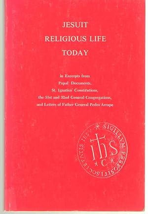 Immagine del venditore per Jesuit Religious Life Today venduto da Dan Glaeser Books