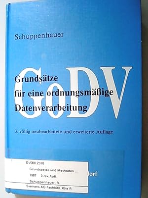 Immagine del venditore per Grundstze und Methoden der EDV-Prfung. venduto da Antiquariat Bookfarm
