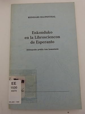 Bild des Verkufers fr Enkonduko en la Librosciencon de Esperanto. zum Verkauf von Antiquariat Bookfarm