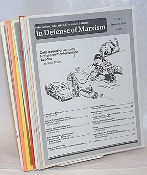 Imagen del vendedor de Bulletin in defense of Marxism [11 issues] a la venta por Bolerium Books Inc.