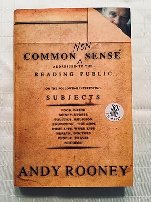 Seller image for Common Nonsense [SIGNED FIRST EDITION, FIRST PRINTING] for sale by Vero Beach Books