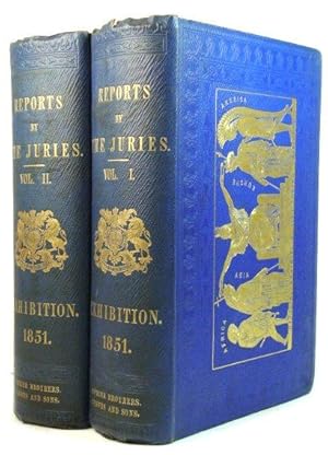 Bild des Verkufers fr Exhibition of the Works of Industry of All Nations, 1851. Reports By the Juries on the Subjects in the Thirty Classes Into Which the Exhibition Was Divided. By Authority of the Royal Commission. In Two Volumes. zum Verkauf von PsychoBabel & Skoob Books