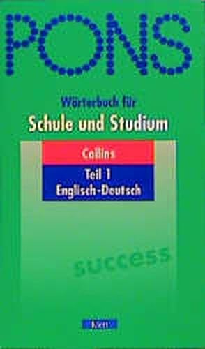 PONS Wörterbuch für Schule und Studium, Collins Englisch-Deutsch