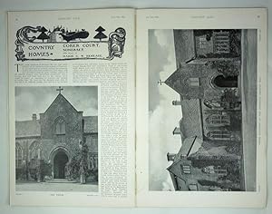 Original Issue of Country Life Magazine Dated Jan 2nd 1909, with a Main Feature on Coker Court in...