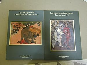 Image du vendeur pour 1) CAPOLAVORI IMPRESSIONISTI E POSTIMPRESSIONISTI DAI MUSEI SOVIETICI2) CAPOLAVORI IMPRESSIONISTI E POSTIMPRESSIONISTI DAI MUSEI SOVIETICI II. mis en vente par Amarcord libri