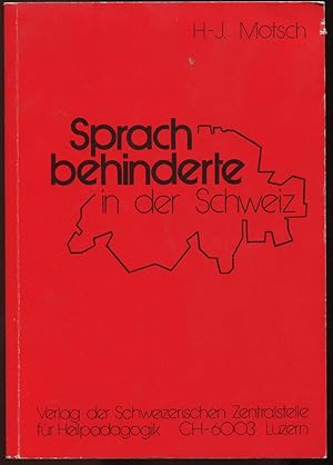 Seller image for Sprachbehinderte in der Schweiz for sale by Antikvariat Valentinska