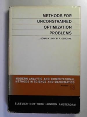 Image du vendeur pour Methods for unconstrained optimization problems mis en vente par Cotswold Internet Books