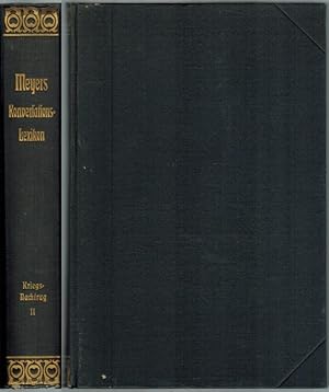 Meyers Großes Konversations-Lexikon. Ein Nachschlagewerk des allgemeinen Wissens. Sechste, gänzli...