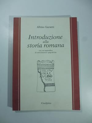 Immagine del venditore per Introduzione alla storia romana venduto da Coenobium Libreria antiquaria