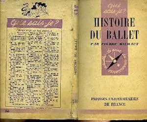Bild des Verkufers fr Que sais-je? N 177 Histoire du ballet zum Verkauf von Le-Livre