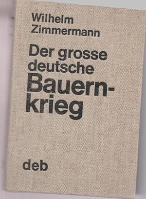 Bild des Verkufers fr Das grosse deutsche Bauernkrieg. zum Verkauf von Ant. Abrechnungs- und Forstservice ISHGW