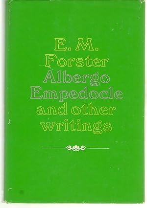 Seller image for Albergo Empedocle and Other Writings for sale by Dan Glaeser Books