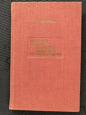 Seller image for Socialist Society: Scientific Principles of Development for sale by Cragsmoor Books