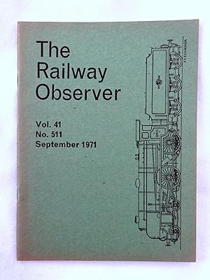 Seller image for The Railway Observer, September 1971 No 511. Magazines, for sale by Tony Hutchinson