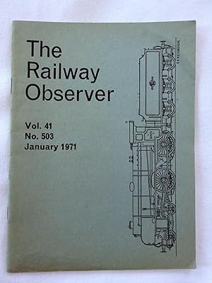 Seller image for The Railway Observer, January 1971 No 503. Magazines, for sale by Tony Hutchinson