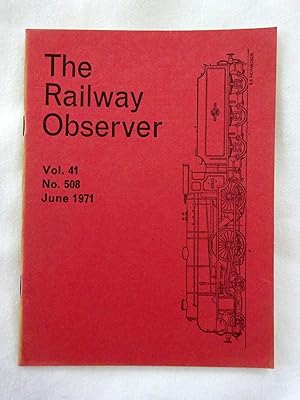 Seller image for The Railway Observer, June 1971 No 508. Magazines, for sale by Tony Hutchinson