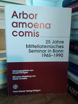Bild des Verkufers fr Arbor amoena comis. 25 Jahre Mittellateinisches Seminar in Bonn 1965-1990. zum Verkauf von Antiquariat Thomas Nonnenmacher