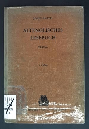 Seller image for Altenglisches Lesebuch: Prosa. for sale by books4less (Versandantiquariat Petra Gros GmbH & Co. KG)