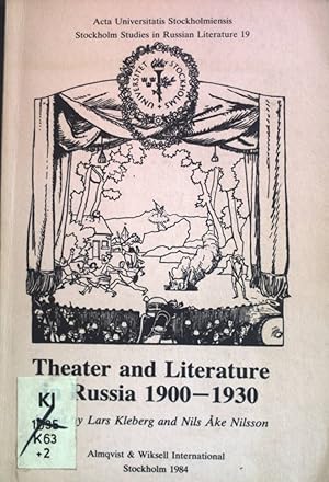 Immagine del venditore per Theater and Literature in Russia 1900 - 1930: A Collection of Essays. Acta Universitatis Stockholmiensis, Stockholm Studies in Russian Literature, 19 venduto da books4less (Versandantiquariat Petra Gros GmbH & Co. KG)