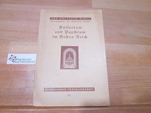 Bild des Verkufers fr Kaisertum und Papsttum im Ersten Reich. Eine Auswahl aus den Werken deutscher Geschichtsschreiber. Reihe: Der Deutsche Quell. Hrsg. von Dr. Heinrich Schnee. zum Verkauf von Antiquariat im Kaiserviertel | Wimbauer Buchversand