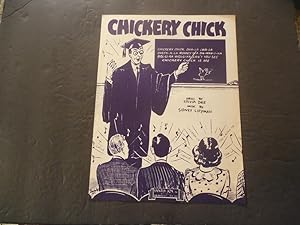 Chickery Chick Sheet Music Sylvia Dee, Sidney Lippman 1945