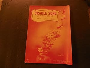 Cradle Song Sheet Music Johannes Brahms 1941 Armsco