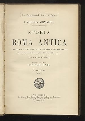 Storia di Roma antica, illustrata nei luoghi, nelle persone e nei monumenti. Nuova traduzione ita...