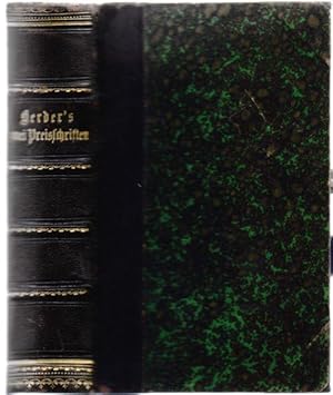 Bild des Verkufers fr J. G. Herders zwei Preisschriften, welche die von der Knigl. Akademie der Wissenschaften fr die Jahre 1770 und 1773 gesetzten Preise erhalten haben: I. Abhandlung ber den Ursprung der Sprache. II. Ursachen des gesunknen Geschmacks bei den verschiedenen Vlkern, da er geblhet. 2. berichtigte Ausgabe. - Und: Ideen zur Philosophie der Geschichte der Menschheit. Erster Theil. - 2 Titel in 1 Band. zum Verkauf von Antiquariat Dwal