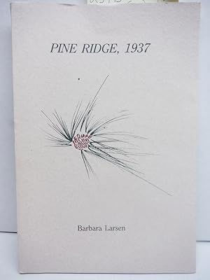 Seller image for Pine Ridge, 1937 for sale by Imperial Books and Collectibles