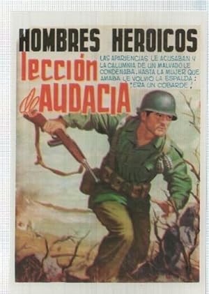 Imagen del vendedor de Ficha tebeo numerada 465: Hombres Heroicos. serie Pequeo Heroe, edit Maga (dibujo varios) a la venta por El Boletin